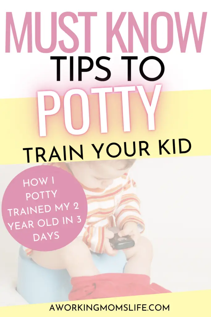 How To Potty Train Your Toddler in 3 Days This New Mom
